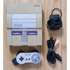 Super Nintendo Console SNES System SNS-001 Tested & Working